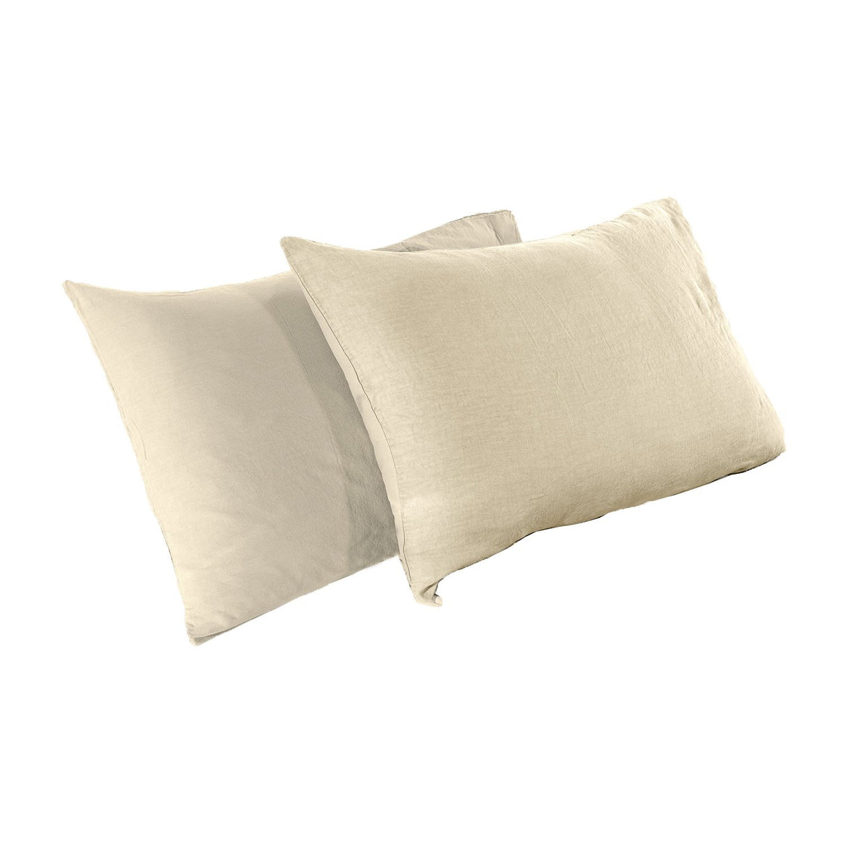 Federa Cotone e Lino StoneWashed No Stiro - 23 Colori Federa Loft by BiancoPerla Corda