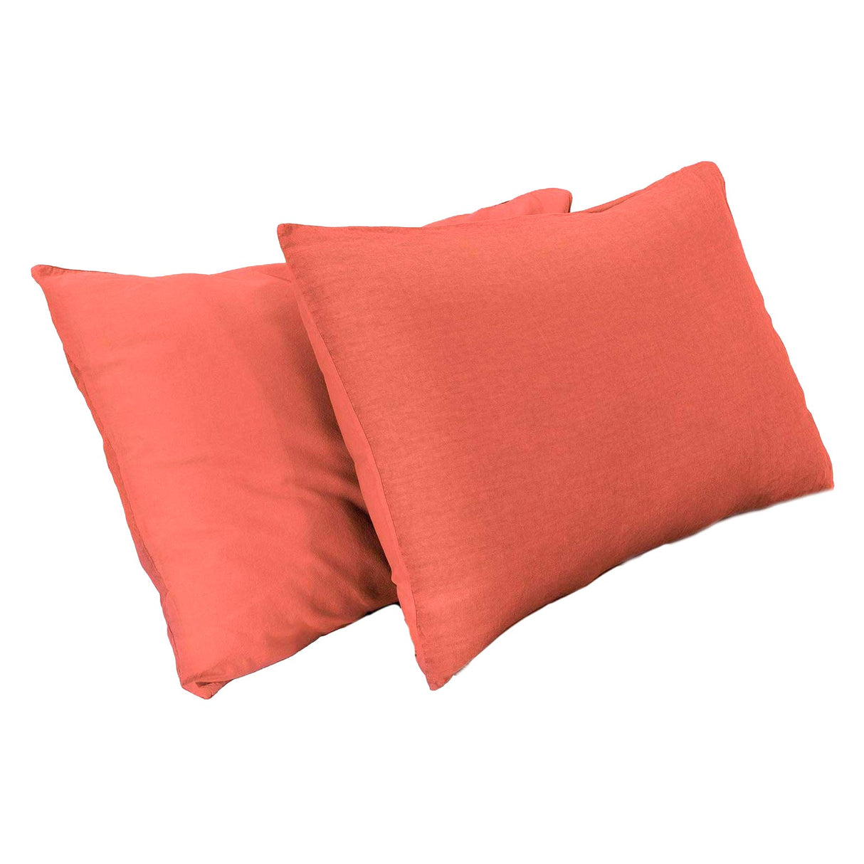 Federa Cotone e Lino StoneWashed No Stiro - Loira Federa Lisola Pepe Rosa