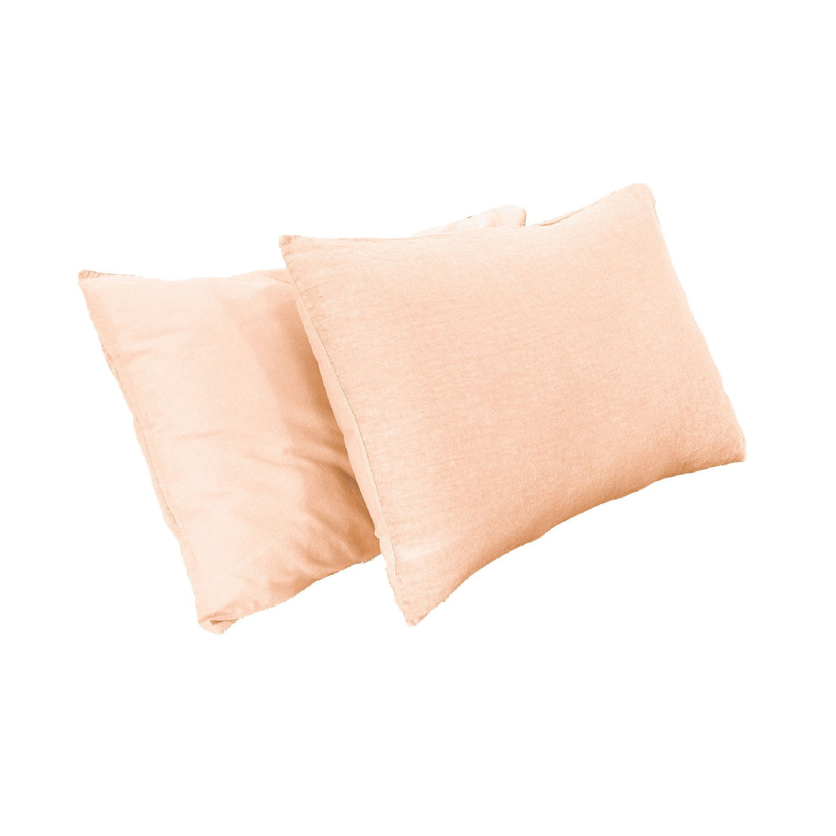 Federa Cotone e Lino StoneWashed No Stiro - Loira Federa Lisola Rosa (Conchiglia)