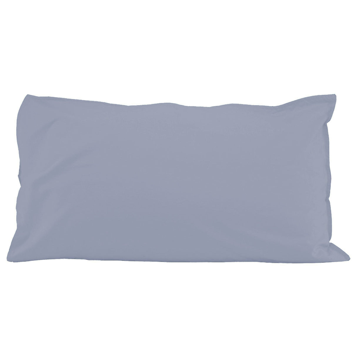 Federa in Percalle di Cotone Tinta Unita - Arianna Federa Fazzini Blue Fog