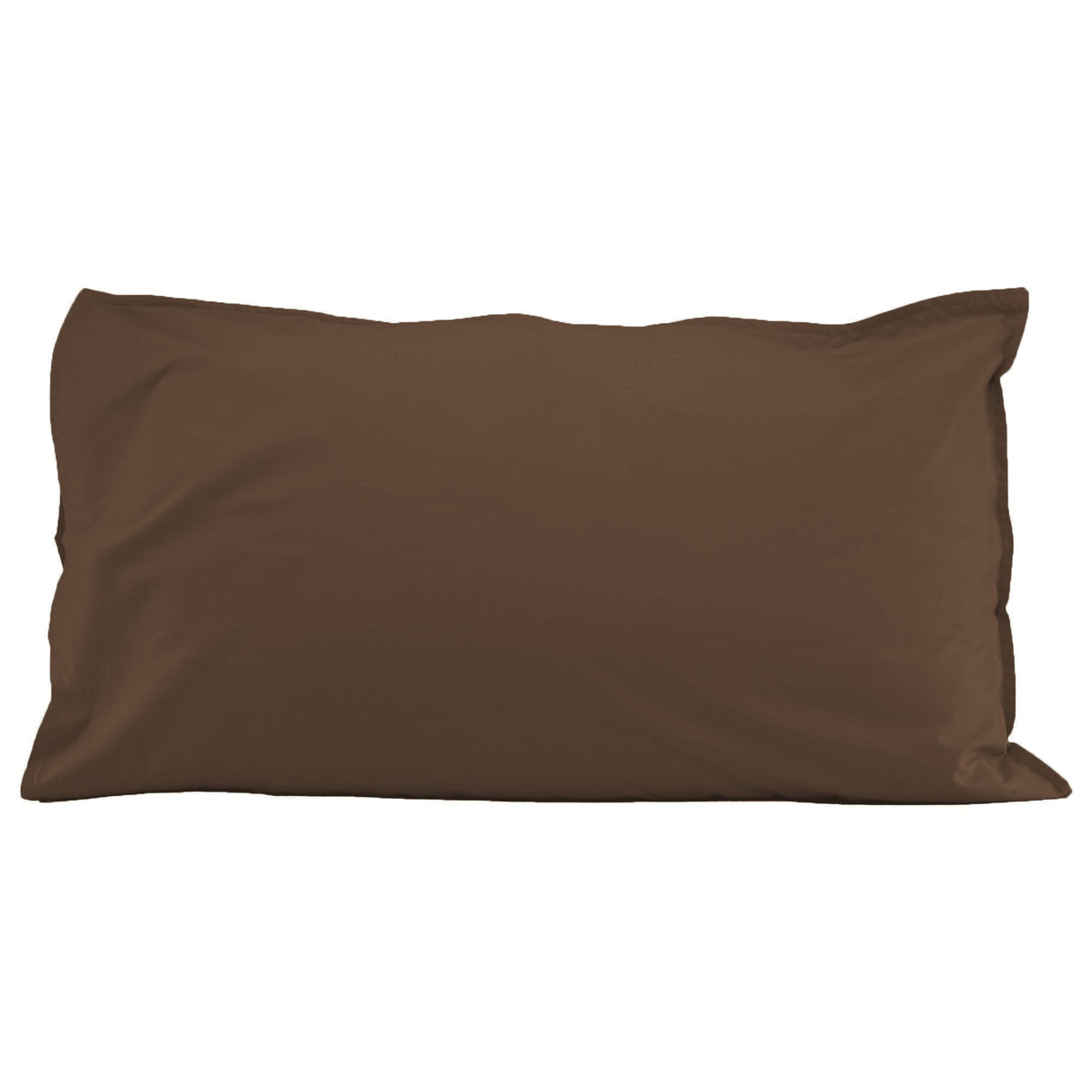 Federa in Percalle di Cotone Tinta Unita - Arianna Federa Fazzini Cioccolato