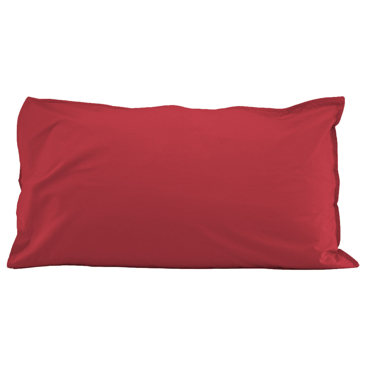 Federa in Percalle di cotone tinta unita - Arianna Federa Fazzini Rosso