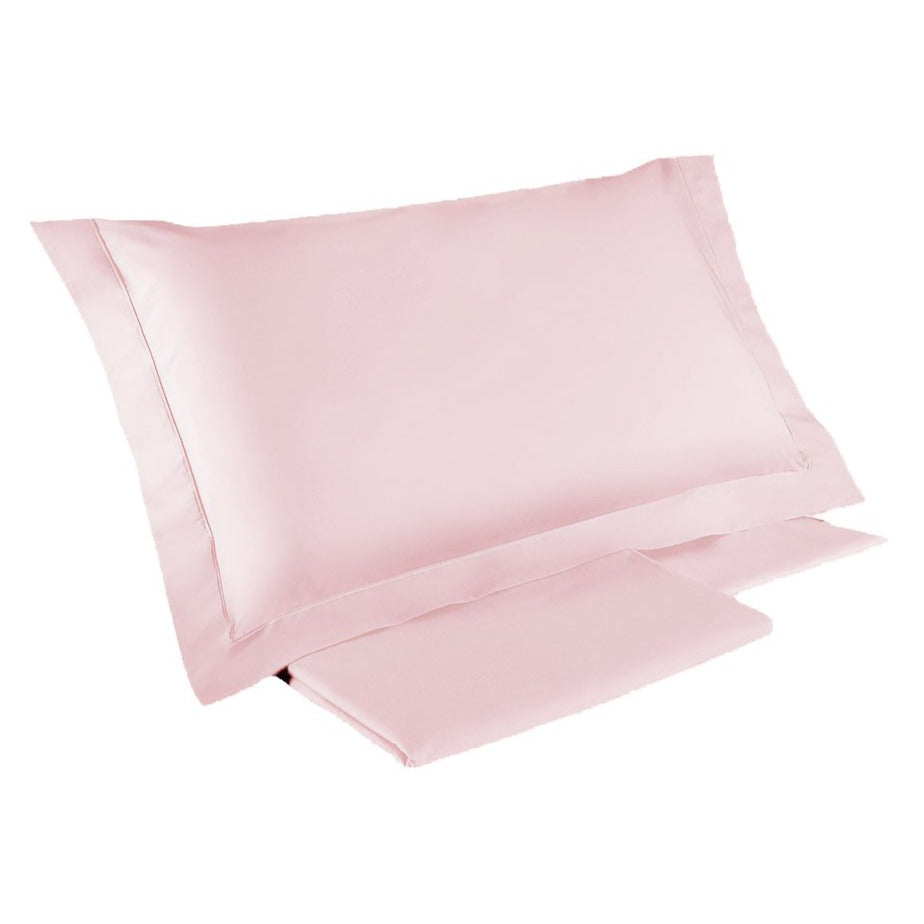 Federa in Percalle di cotone tinta unita - NK Colors Federa NK Rosa