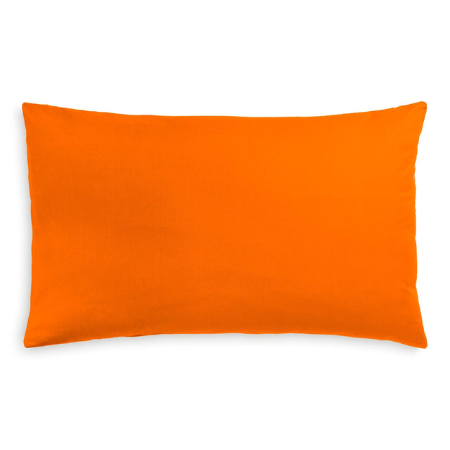 Federa in Puro Cotone tinta unita - Tortona Federa Lisola Basic Arancio