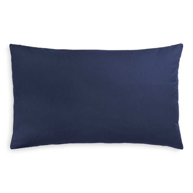 Federa in Puro Cotone tinta unita - Tortona Federa Lisola Basic Blu Navy