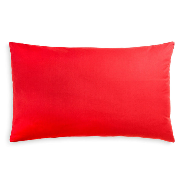 Federa in Puro Cotone tinta unita - Tortona Federa Lisola Basic Rosso