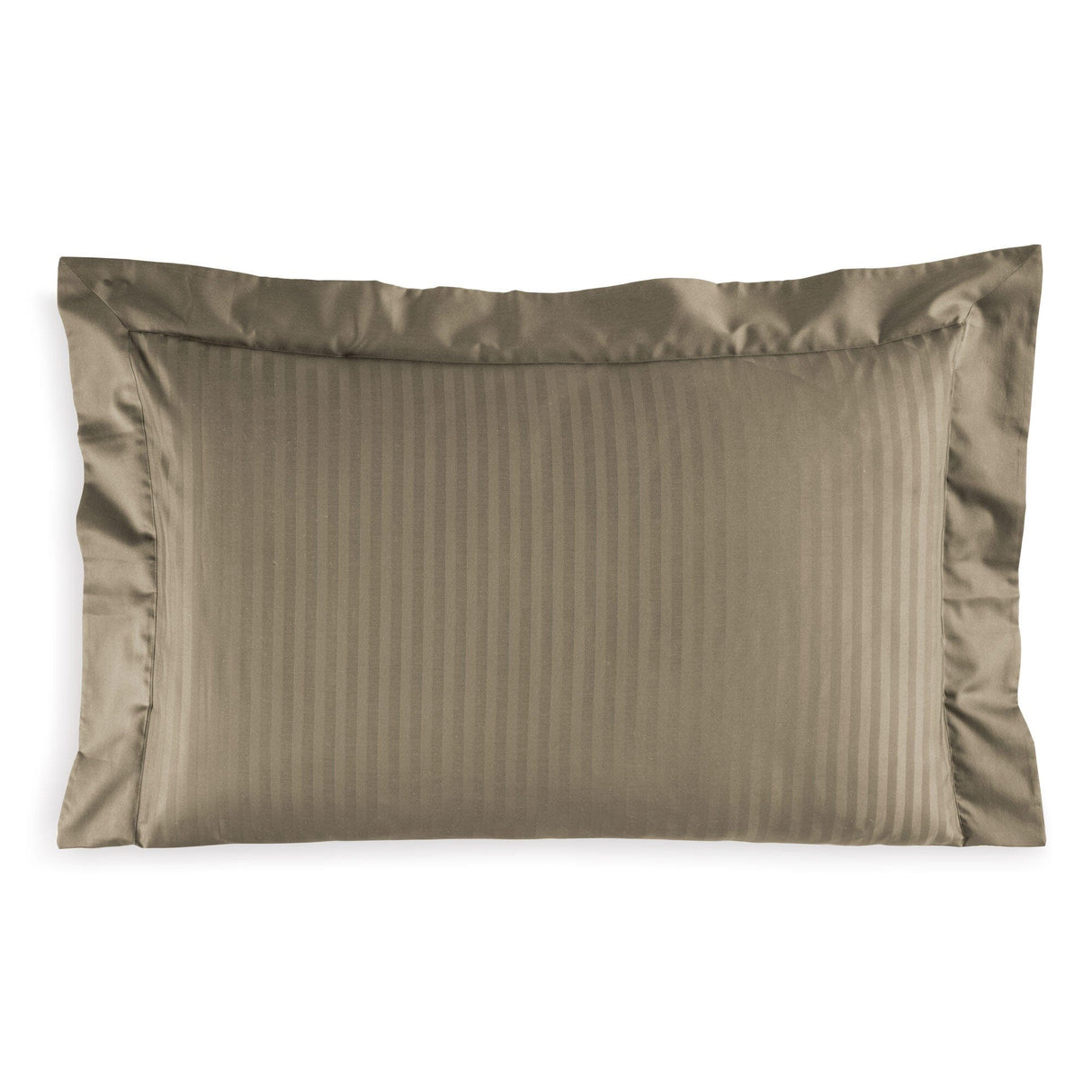 Federa in Raso Rigato di Puro Cotone - Rubino Federa Lisola Prisma