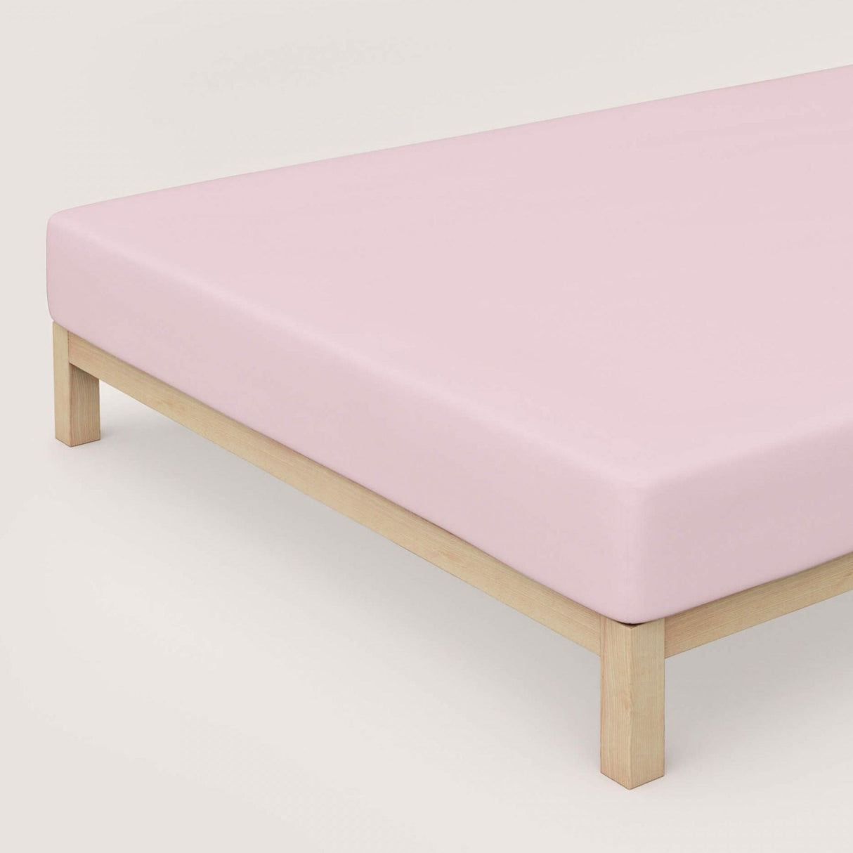 Lenzuolo da Sotto con angoli in Makò Jersey no stiro - Makò Lenzuolo Sotto Daunex Singolo Rosa Pallido