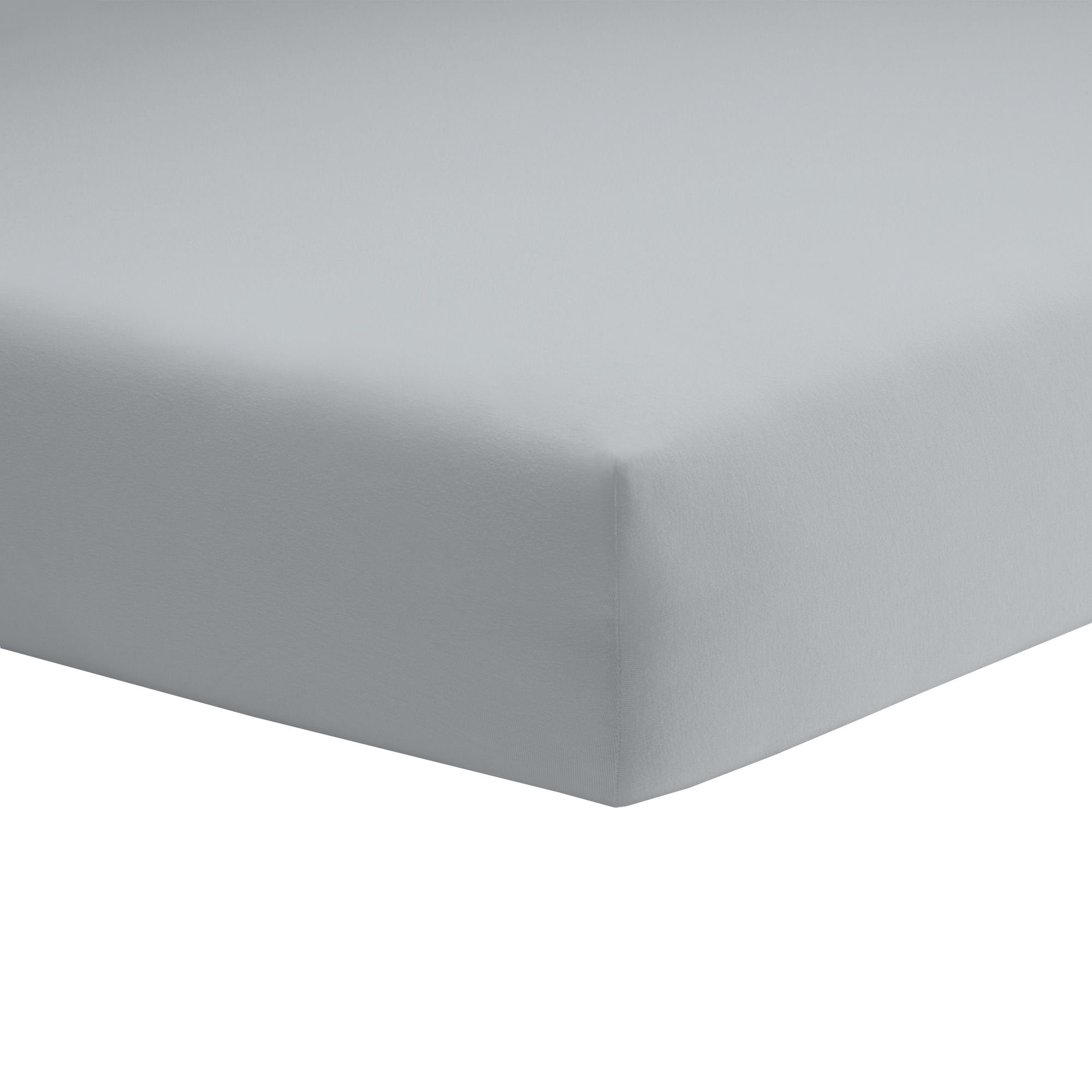 Lenzuolo da Sotto con angoli in Makò Jersey no stiro - Schlafgut Lenzuolo Sotto Daunex Singolo Sassolino