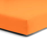 Lenzuolo da Sotto con angoli in Puro cotone Jersey no stiro - Makò Deluxe Lenzuolo Sotto Daunex Singolo Arancio 