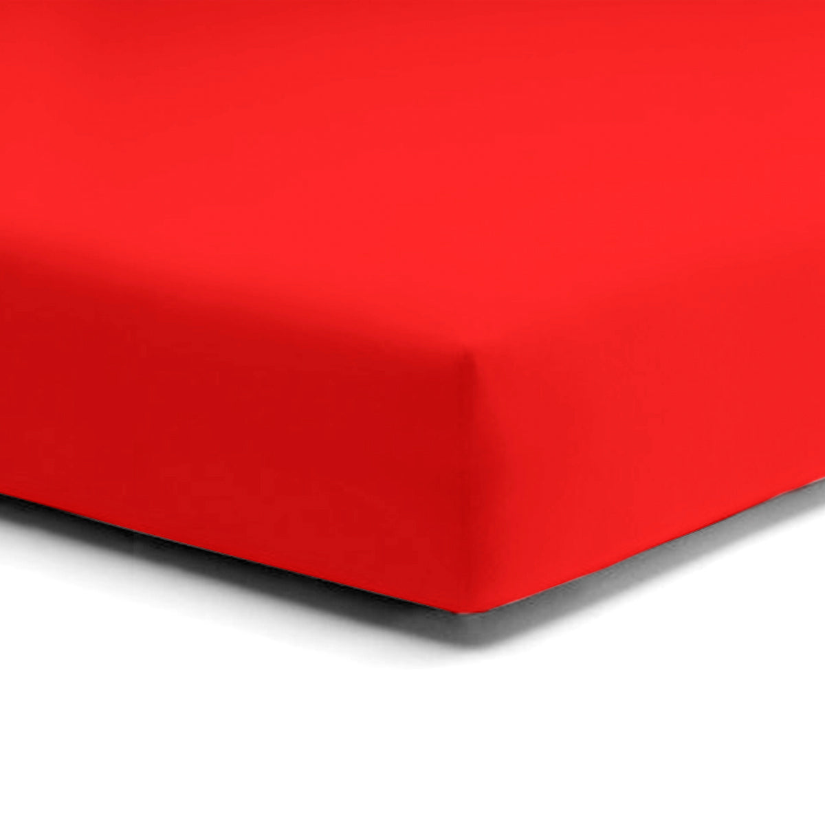 Lenzuolo da Sotto con angoli in Puro cotone Jersey no stiro - Makò Deluxe Lenzuolo Sotto Daunex Singolo Ciliegia