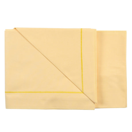 Lenzuolo Sopra in puro Cotone Tinta unita per bambini - Pix Lenzuolo Sopra Bambini Lisola Baby Culla (90x120) Giallo