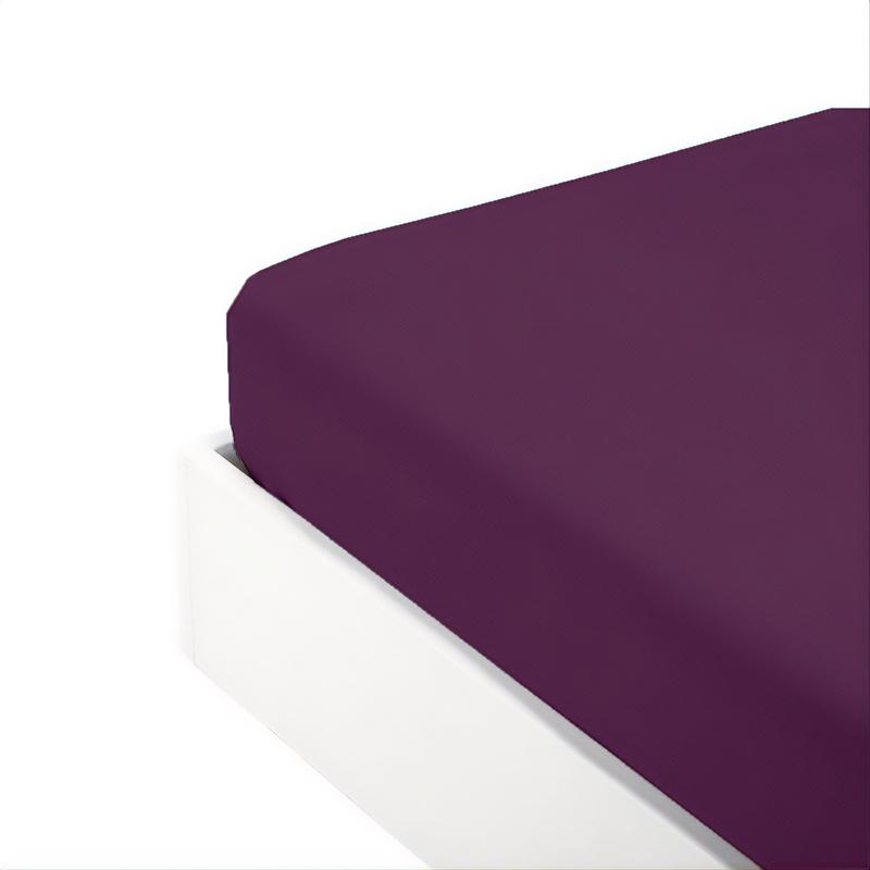 Lenzuolo Sotto con Angoli in Percalle di cotone tinta unita - NK Colors Lenzuolo Sotto NK Singolo Aurora