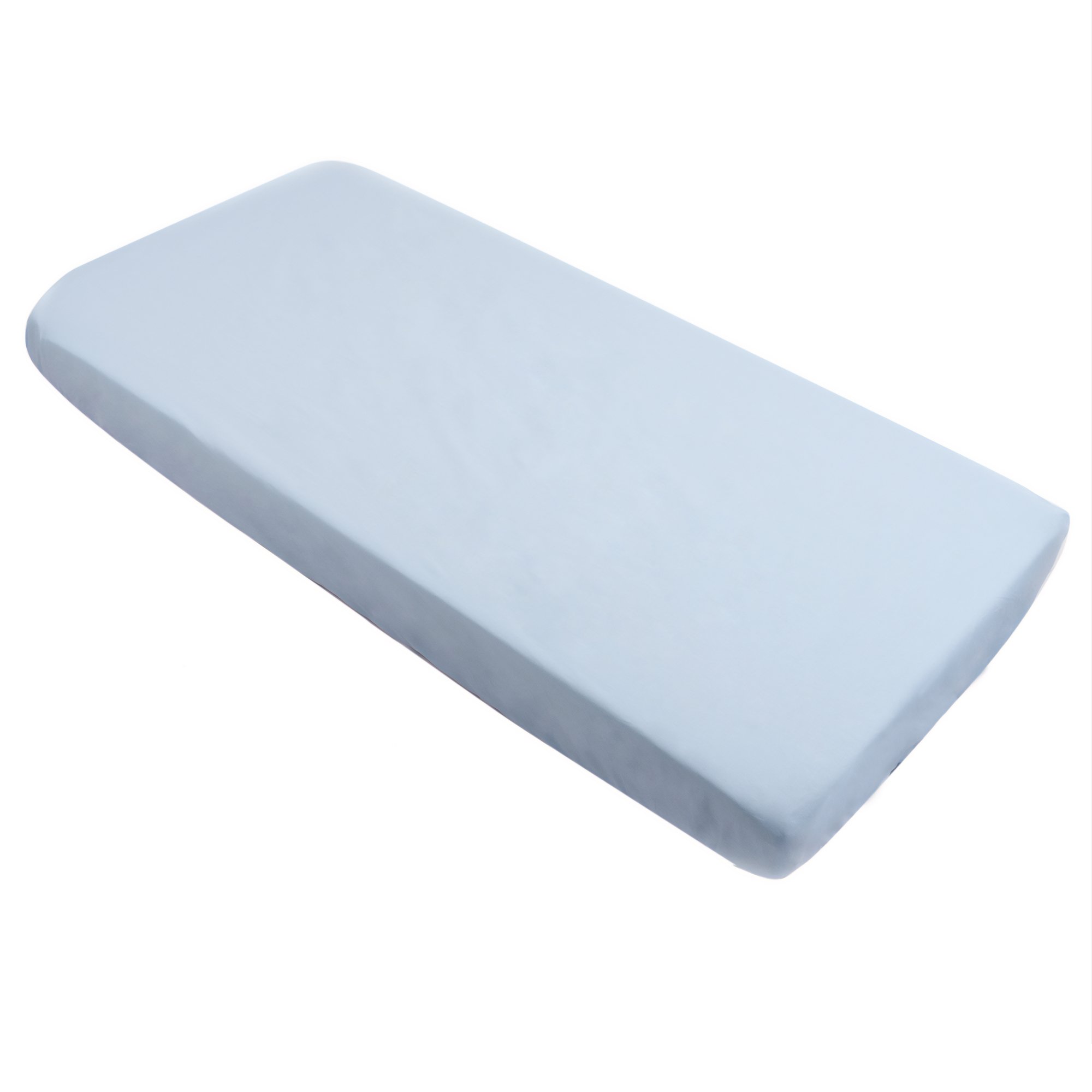 Lenzuolo Sotto con angoli in puro Cotone Tinta unita per bambini - Pix Lenzuolo Sotto Bambini Lisola Baby Culla (50x90) Cielo