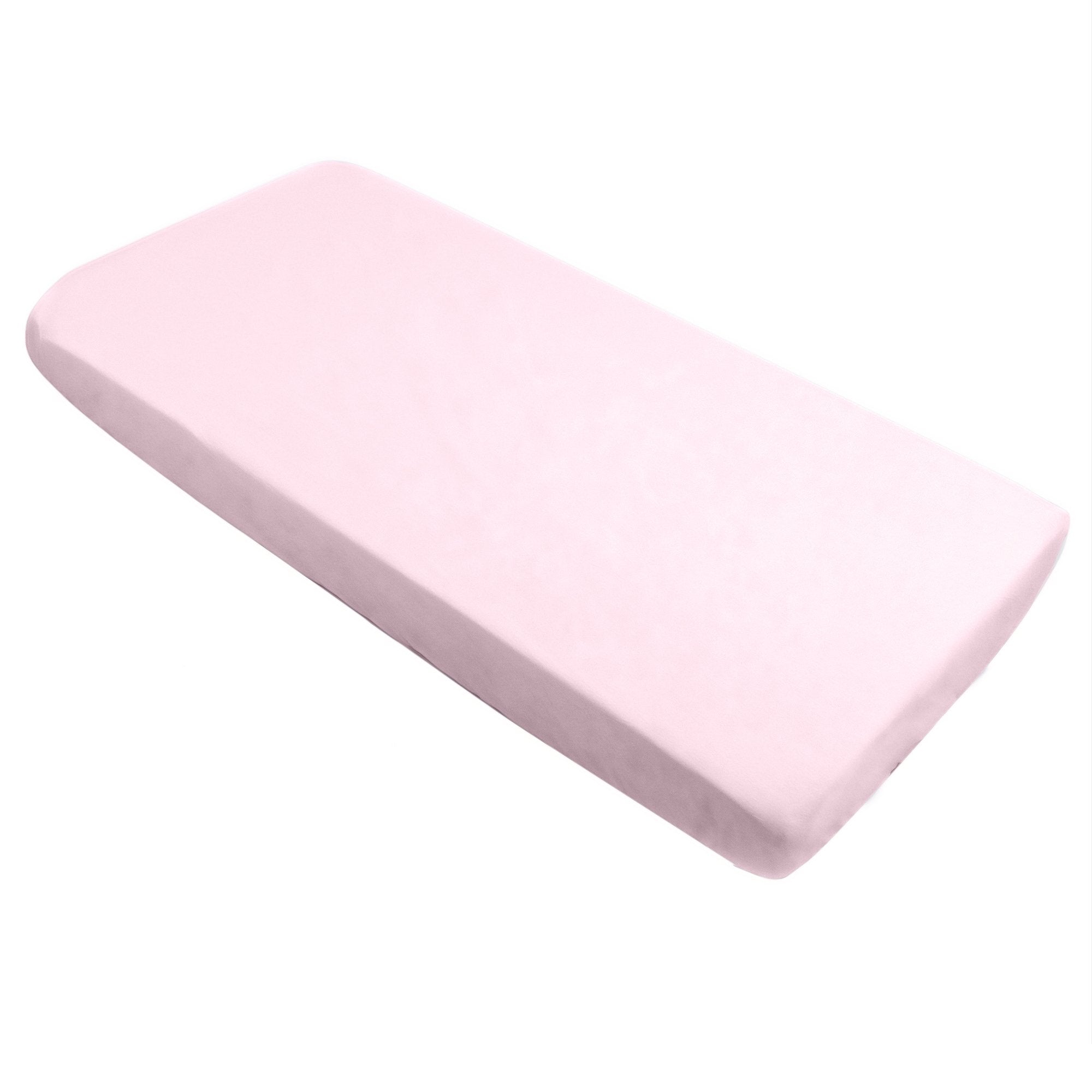 Lenzuolo Sotto con angoli in puro Cotone Tinta unita per bambini - Pix Lenzuolo Sotto Bambini Lisola Baby Culla (50x90) Rosa