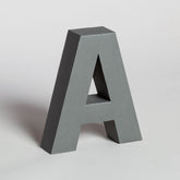 Lettera Decorativa Tridimensionale Carta da Montare - Papertype Lettera 3d Papertype A Blu 