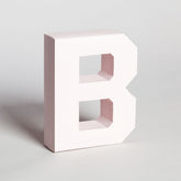 Lettera Decorativa Tridimensionale Carta da Montare - Papertype Lettera 3d Papertype B Rosa 