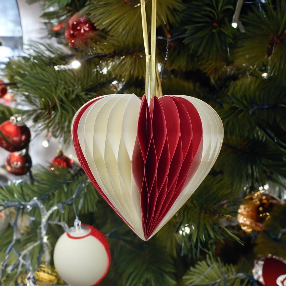 Origami Decorativo a Forma di Cuore in Carta - Origami Heart Complemento Arredo Villa Altachiara