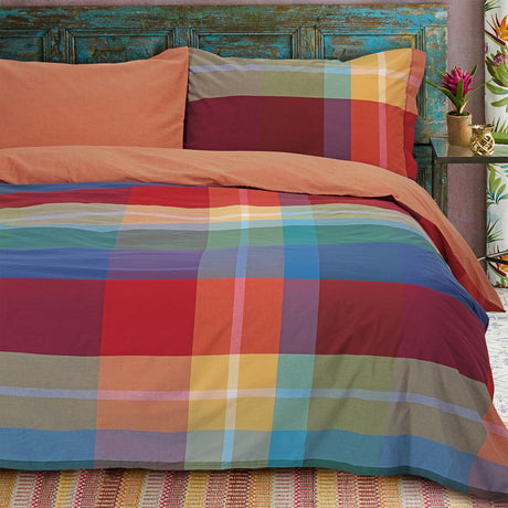 Parure Copripiumino Double Face in Percalle 100% Cotone - Norwich Copripiumino Daunex Singolo