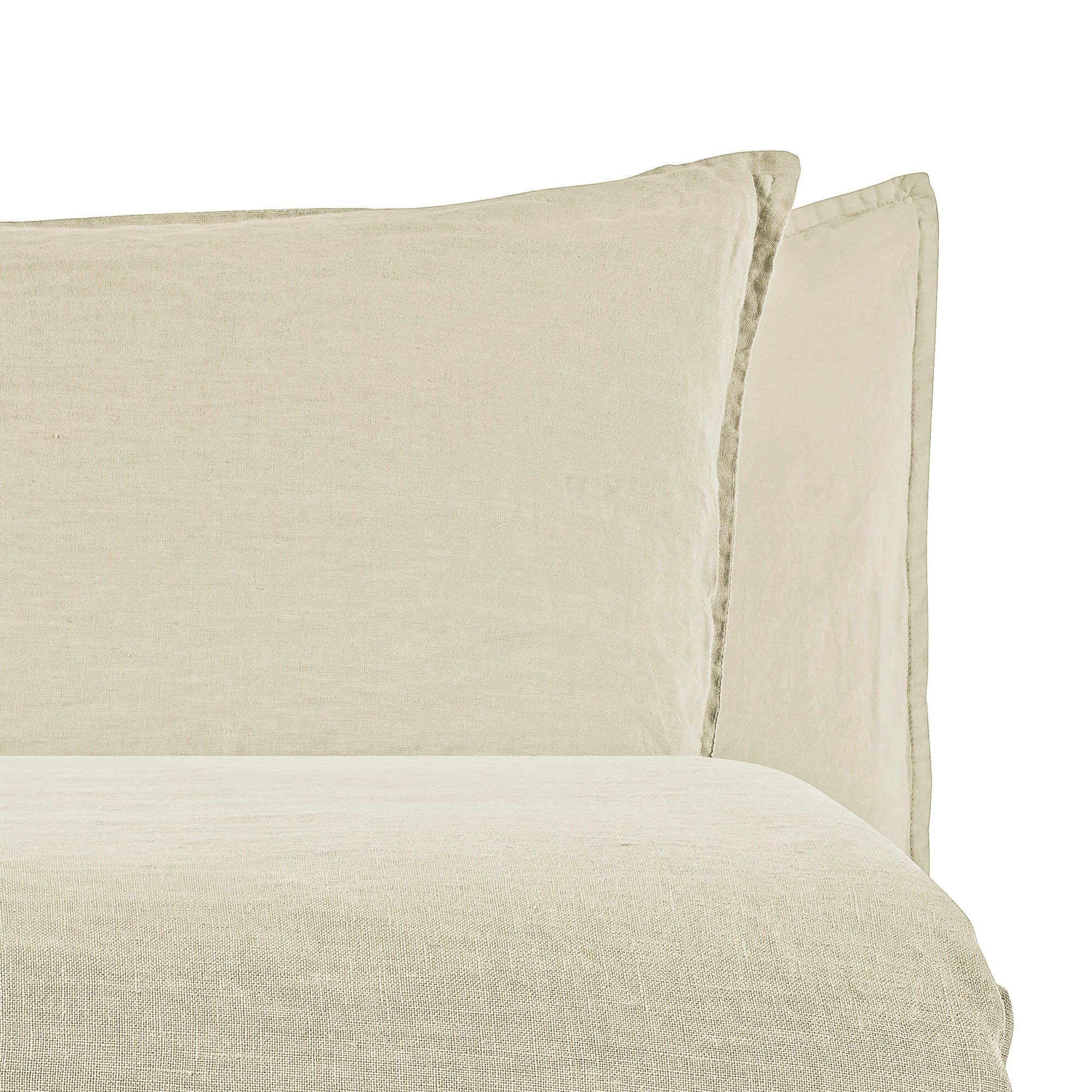 Parure Copripiumino in Lino StoneWashed No Stiro - Exclusive Lenzuola Loft by BiancoPerla