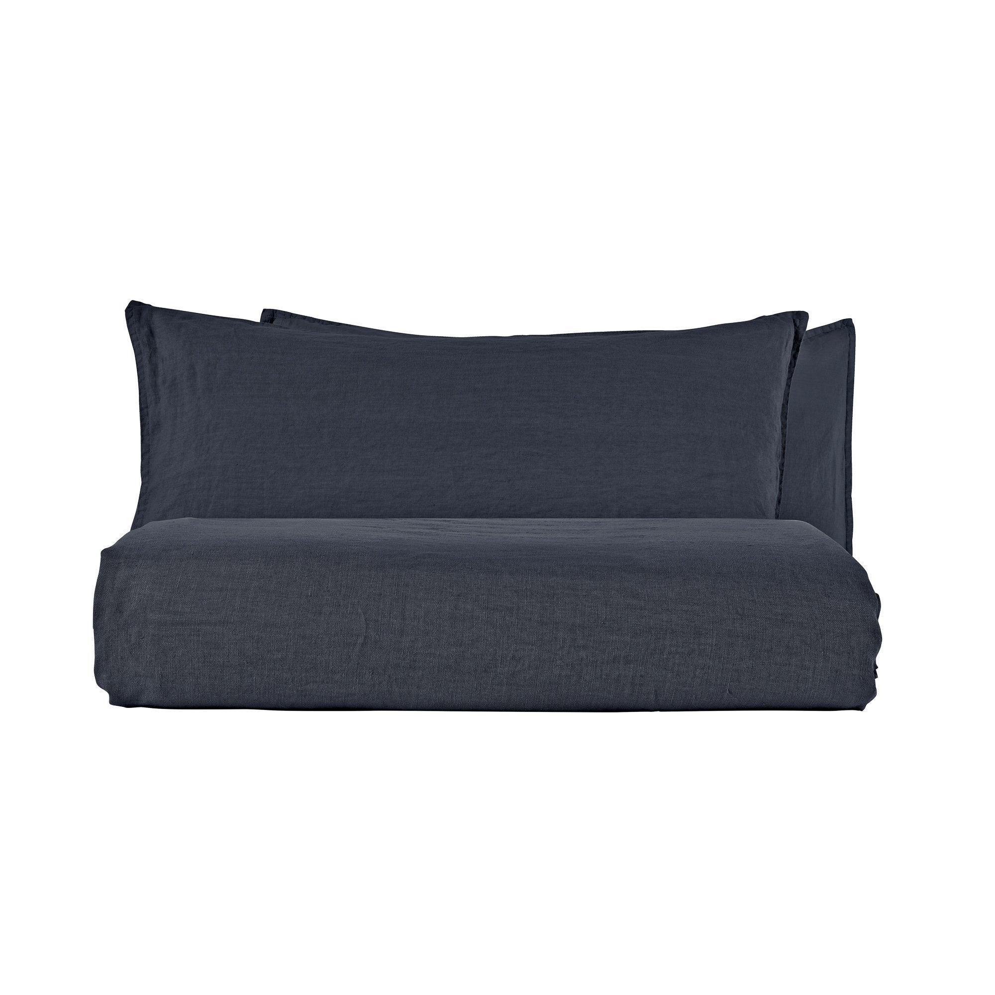 Parure Copripiumino in Lino StoneWashed No Stiro - Exclusive Lenzuola Loft by BiancoPerla