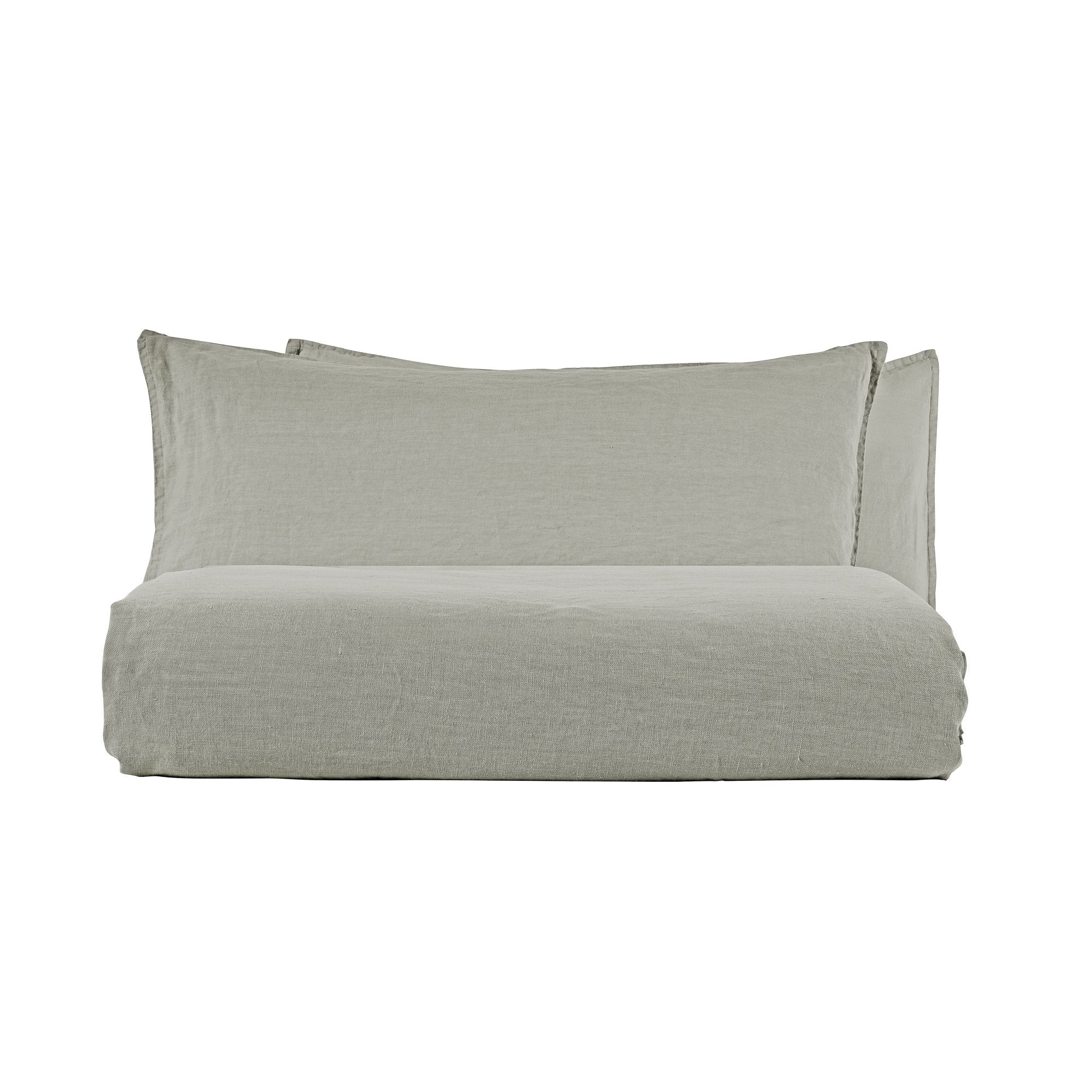 Parure Copripiumino in Lino StoneWashed No Stiro - Exclusive Lenzuola Loft by BiancoPerla