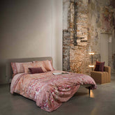 Parure Copripiumino in Percalle di Cotone - Pink Africa Copripiumino Fazzini