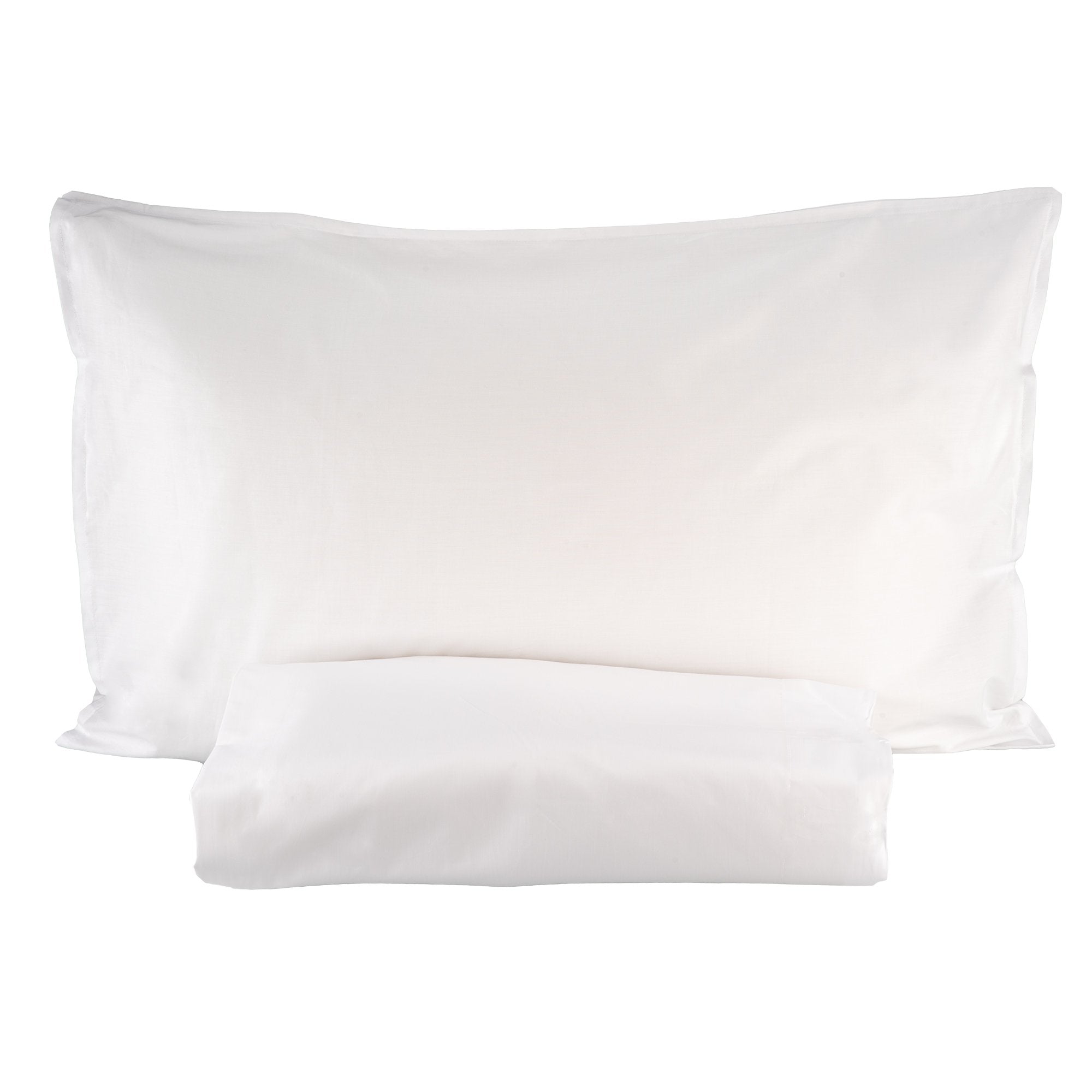 Parure Copripiumino in Percalle di cotone tinta unita - Arianna Copripiumino Fazzini Singolo Bianco