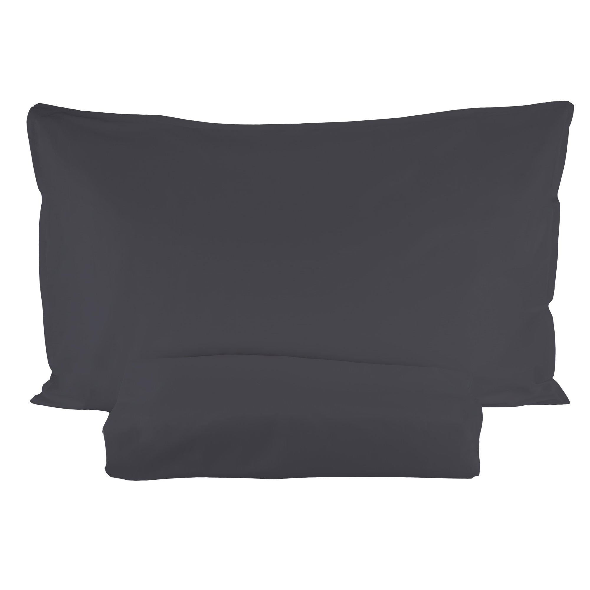 Parure Copripiumino in Percalle di cotone tinta unita - Arianna Copripiumino Fazzini Singolo Piombo