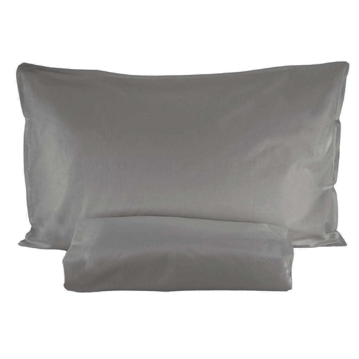 Parure Copripiumino in Percalle di Cotone Tinta Unita - Arianna Copripiumino Fazzini Singolo Sasso