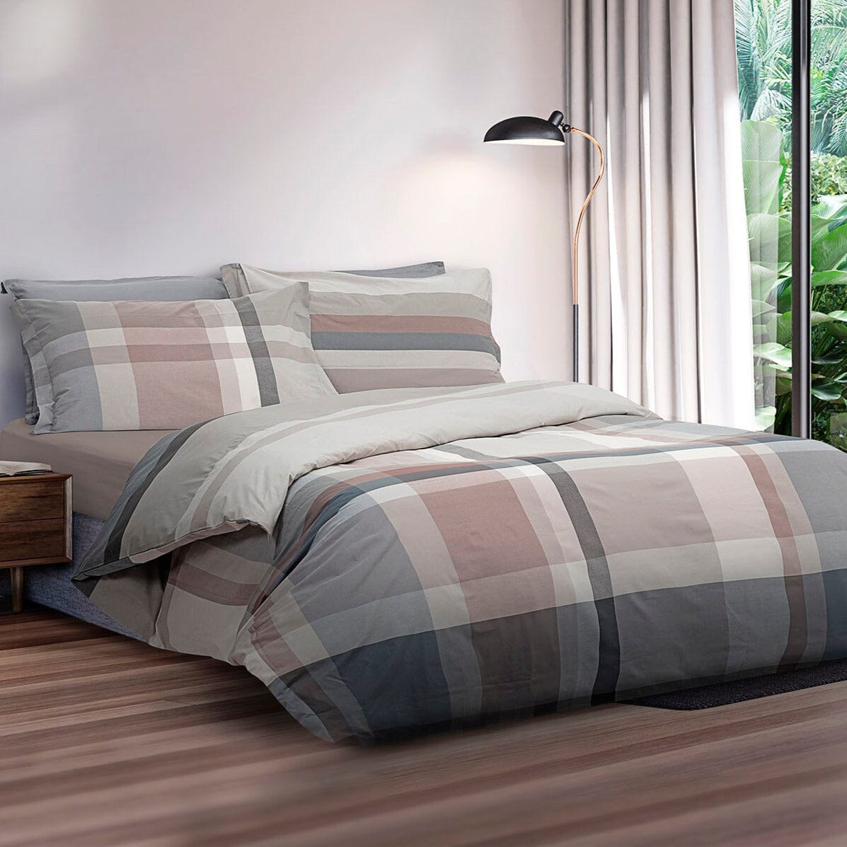 Parure Letto Singolo Cotone 100% - Righe - Lenzuolo Sacco 150x200cm + Federa 50x80cm - Made In Italy - Foto 3