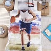 Parure Copripiumino in Puro Cotone con Fantasia - Basketball Copripiumino Bimbi Daunex