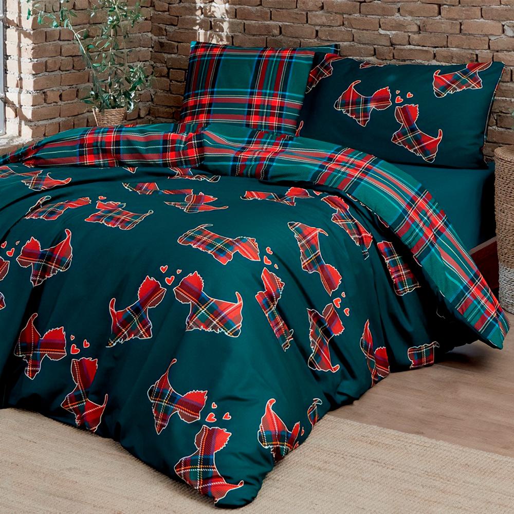 Parure Copripiumino in Puro Cotone con Stampa Doubleface - Cuccioli Copripiumino Daunex