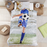 Parure Copripiumino in Puro Cotone con Stampa - Soccer Copripiumino Bimbi Daunex