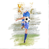 Parure Copripiumino in Puro Cotone con Stampa - Soccer Copripiumino Bimbi Daunex