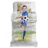 Parure Copripiumino in Puro Cotone con Stampa - Soccer Copripiumino Bimbi Daunex SINGOLO