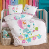 Parure Copripiumino per lettino in puro cotone con fantasia Frizz - Daunex