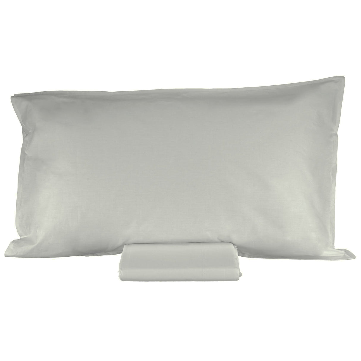 Parure Lenzuolo in Percalle di Cotone Tinta Unita - Arianna Lenzuola Fazzini Singolo Grigio