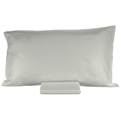 Parure Lenzuolo in Percalle di Cotone Tinta Unita - Arianna Lenzuola Fazzini Singolo Grigio