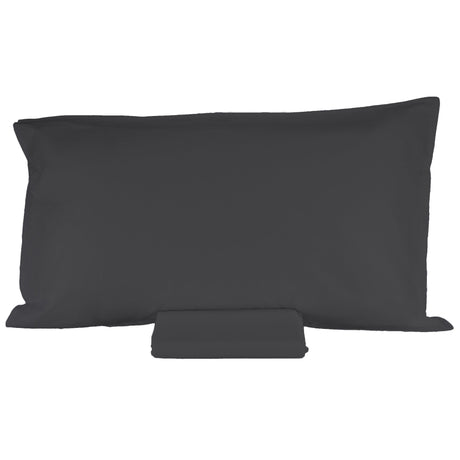 Parure Lenzuolo in Percalle di cotone tinta unita - Arianna Lenzuola Fazzini Singolo Piombo