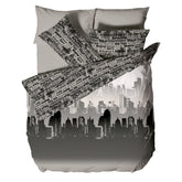 Parure Lenzuolo in Puro Cotone - Cityscape Lenzuola Catherine Lansfield