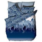 Parure Lenzuolo in Puro Cotone - Cityscape Lenzuola Catherine Lansfield