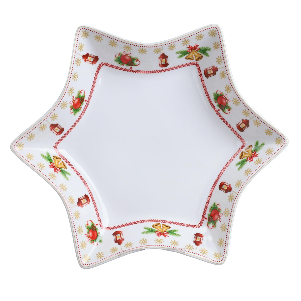 Piatto a Forma di Stella in Porcellana New Bone - Chalet Piatto Villa Altachiara Piccolo