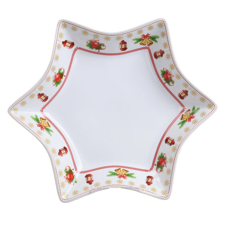 Piatto a Forma di Stella in Porcellana New Bone - Chalet Piatto Villa Altachiara Piccolo