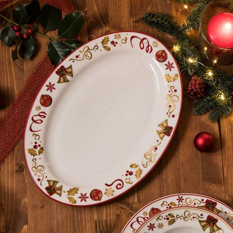 Piatto da Portata Ovale - Golden Bell Piatto Villa Altachiara