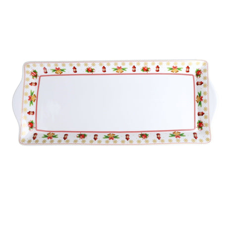 Piatto da Portata Rettangolare in Porcellana - Chalet Piatto Villa Altachiara