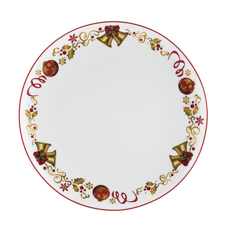 Piatto Panettone di Porcellana - Golden Bell Servizio Piatti Villa Altachiara