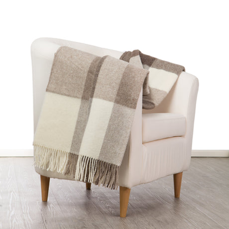 Plaid 100% Lana vergine - Iseo Check Plaid Lanerossi