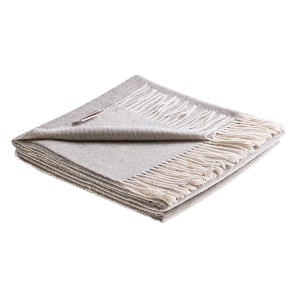 Plaid in Cashmere - Quercia Plaid Marzotto Grigio