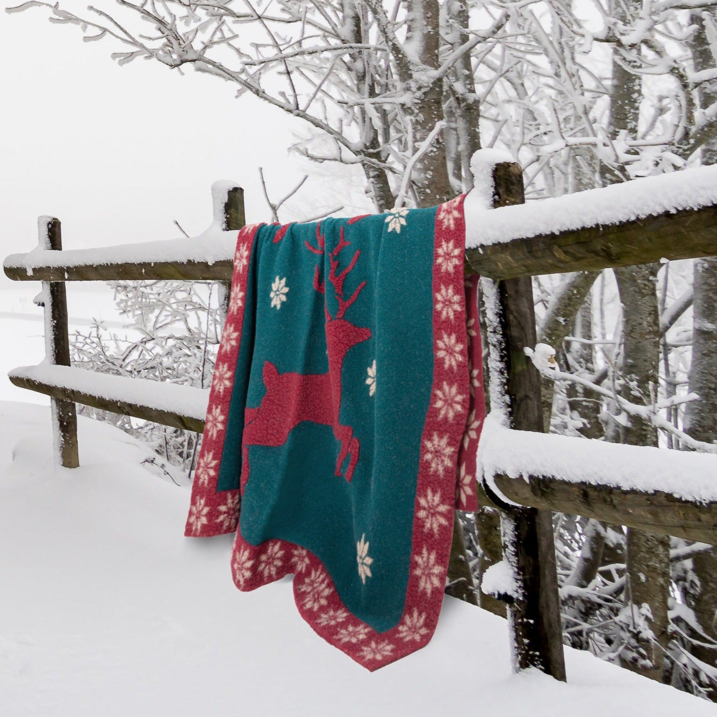 Plaid in Lana Cotta Fantasia - Deer Wood Plaid Lanerie Toscane